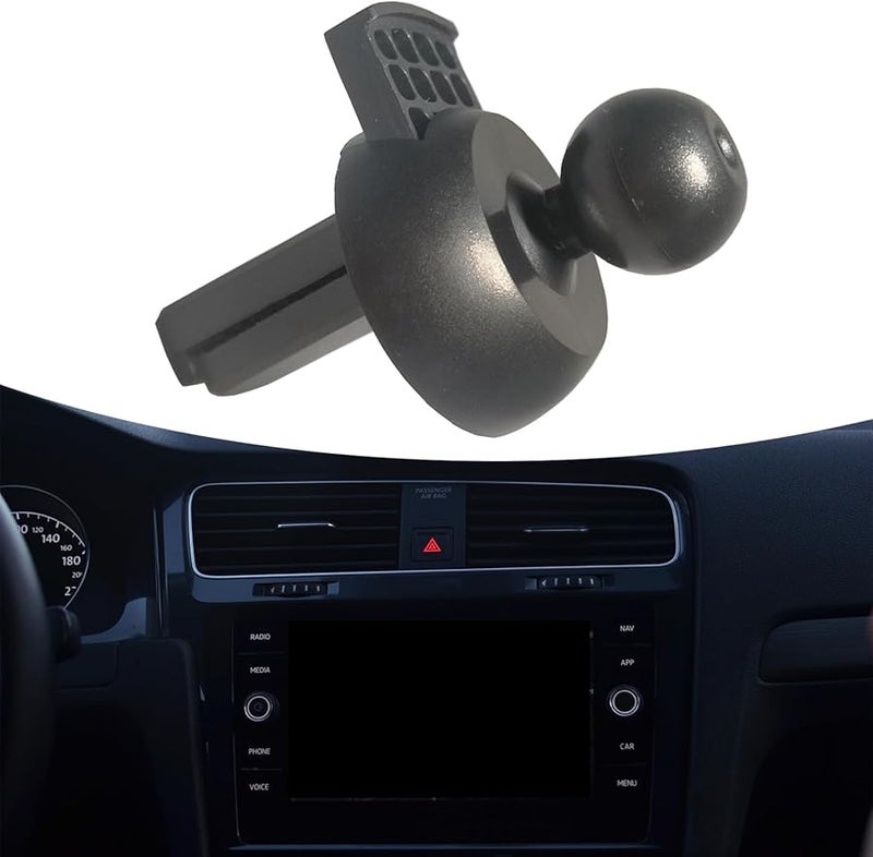 Universal 17mm Ball Joint Car Air Vent Phone Holder With Wireless Charging - Image 2